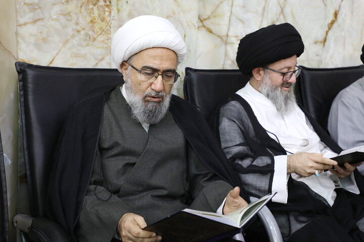 تصاویر/  مراسم بزرگداشت آیت‌الله  العظمی اسحاق فیاض  از سوی  رهبر انقلاب اسلامی در قم