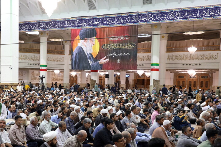 تصاویر/  مراسم بزرگداشت آیت‌الله  العظمی اسحاق فیاض  از سوی  رهبر انقلاب اسلامی در قم
