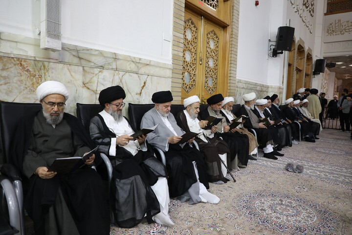 تصاویر/  مراسم بزرگداشت آیت‌الله  العظمی اسحاق فیاض  از سوی  رهبر انقلاب اسلامی در قم