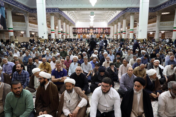 تصاویر/  مراسم بزرگداشت آیت‌الله  العظمی اسحاق فیاض  از سوی  رهبر انقلاب اسلامی در قم