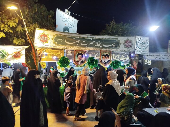 تصاویر/ فعالیت مواکب در میدان امام خمینی ره بوشهر در صد و چهارمین شب حضور