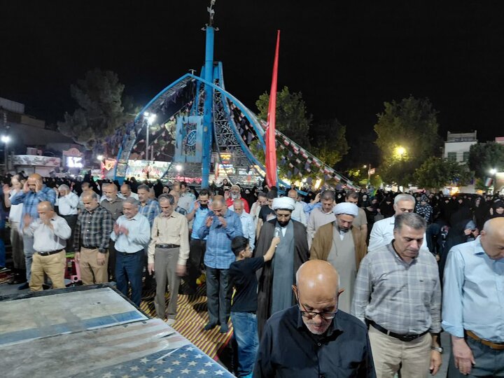تصاویر/ تجمع اقتدار و اقامه نماز استغاثه در ورامین
