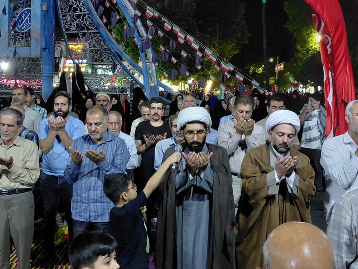 تصاویر/ تجمع اقتدار و اقامه نماز استغاثه در ورامین
