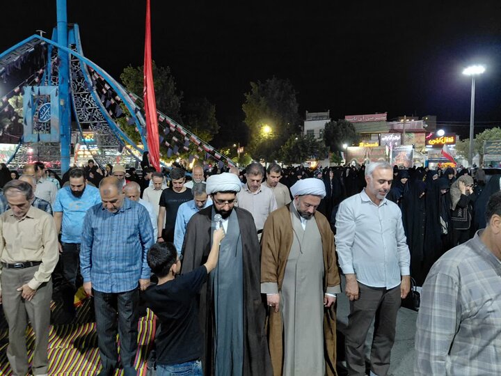 تصاویر/ تجمع اقتدار و اقامه نماز استغاثه در ورامین