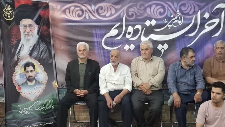 تصاویر/ یادواره شهدای محله همراه با اولین سالگردشهادت بهاری نژاد در کاشان