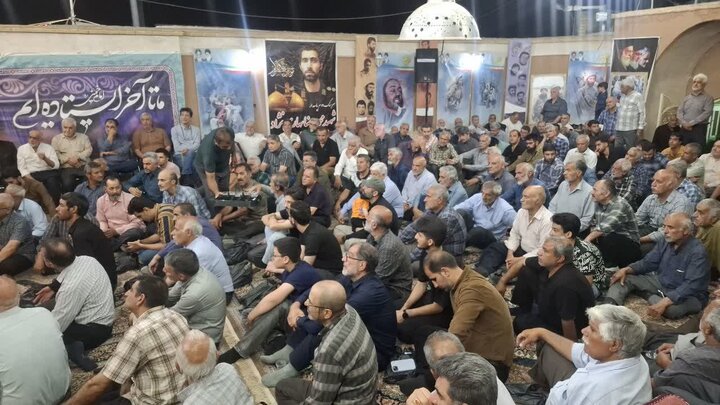 تصاویر/ یادواره شهدای محله همراه با اولین سالگردشهادت بهاری نژاد در کاشان