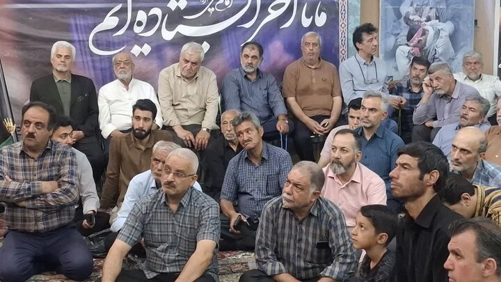 تصاویر/ یادواره شهدای محله همراه با اولین سالگردشهادت بهاری نژاد در کاشان