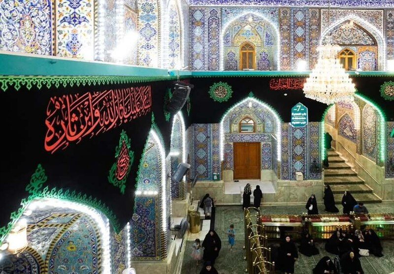 حرم امام حسین(ع) در آستانه محرم سیاه‌پوش می‌شود