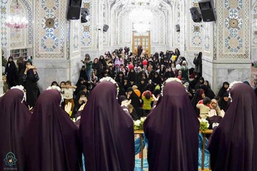 «شکوه مادری» در سایه‌سار رضوی؛ شبی که رواق دارالهدایه خانه مادران طلبه شد