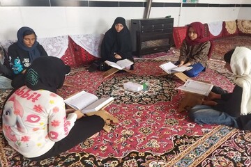 استقبال جوانان روستای سنقر و کلیایی از جلسات قرآن