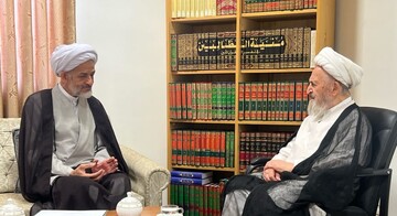 دیدار رئیس مجمع عالی حکمت اسلامی با آیت الله العظمی سبحانی