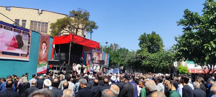 مراسم تشییع پیکر مرحوم حجت‌الاسلام والمسلمین مطلبی
