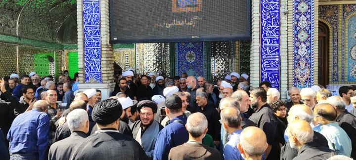 مراسم تشییع پیکر مرحوم حجت‌الاسلام والمسلمین مطلبی
