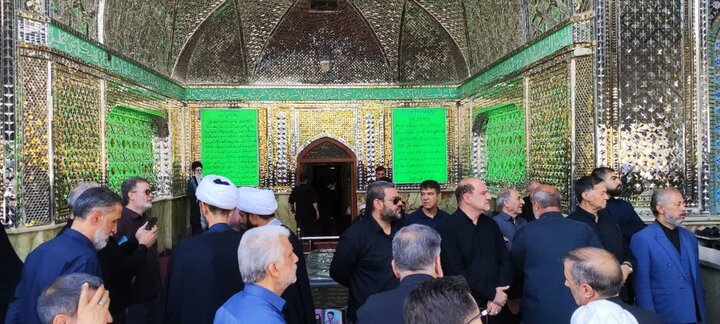 مراسم تشییع پیکر مرحوم حجت‌الاسلام والمسلمین مطلبی
