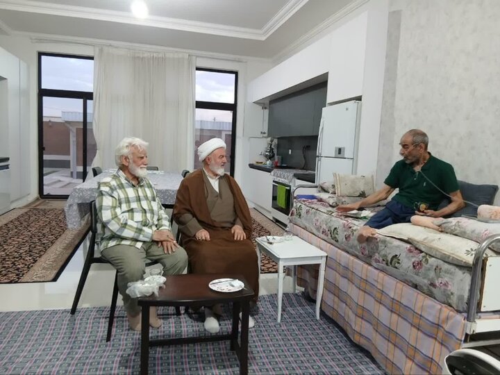 دیدار جانبازان سرافراز ۷۰ درصد " مهدی امامیون"، "حسین قنبریان" و " محمد یحیایی"
