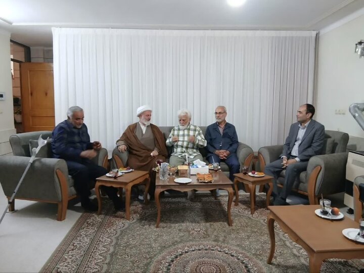 دیدار جانبازان سرافراز ۷۰ درصد " مهدی امامیون"، "حسین قنبریان" و " محمد یحیایی"