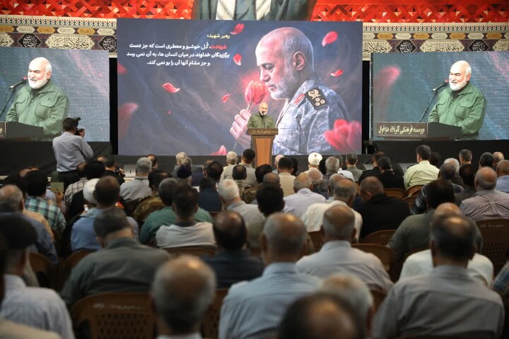 مراسم سالگرد شهادت شهید سپهبد غلامعلی رشید در شهرستان دزفول