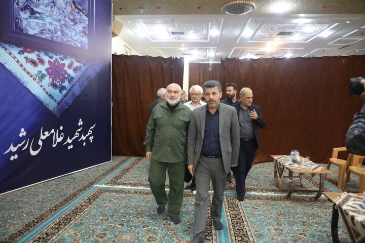 مراسم سالگرد شهادت شهید سپهبد غلامعلی رشید در شهرستان دزفول