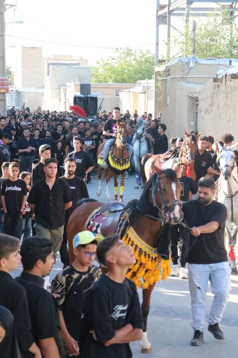 تصاویر/مراسم استقبال از محرم در شهرستان کارچان