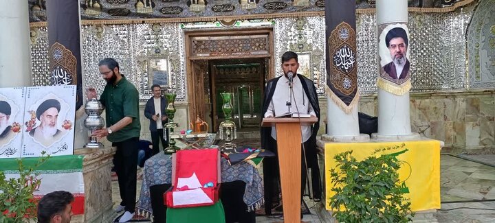 عکس / مراسم سیاه پوشان آستان مبارکه چهار انبیا ء قزوین