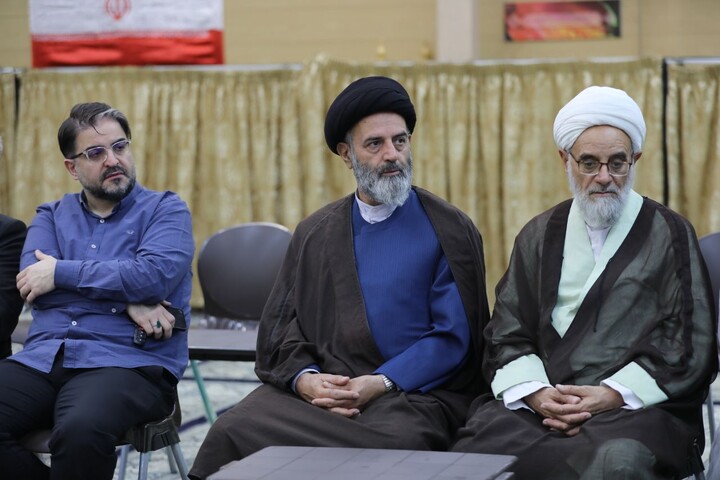 تصاویر/ برگزاری جلسه مسئولین نهادهای فرهنگی با حضور آیت‌الله محمد جواد فاضل لنکرانی