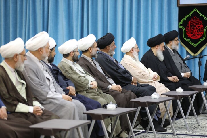 تصاویر/ برگزاری جلسه مسئولین نهادهای فرهنگی با حضور آیت‌الله محمد جواد فاضل لنکرانی