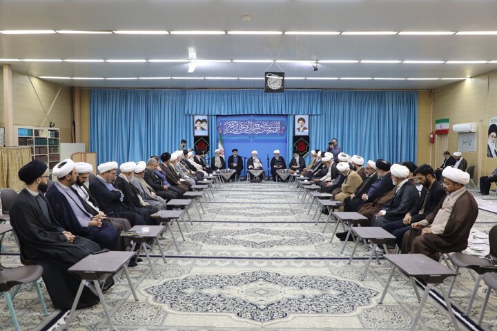 تصاویر/ برگزاری جلسه مسئولین نهادهای فرهنگی با حضور آیت‌الله محمد جواد فاضل لنکرانی