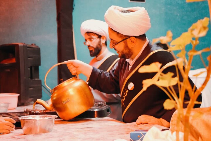 تصاویر / فعالیت‌های فرهنگی و تبلیغی موکب حوزه علمیه منطقه بناب
