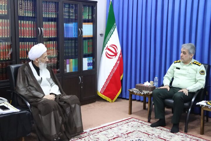 تصاویر / دیدار رئیس پلیس امنیت اقتصادی با حجت الاسلام و المسلمین محمدی لائینی