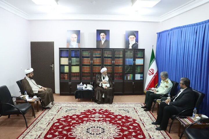تصاویر / دیدار رئیس پلیس امنیت اقتصادی با حجت الاسلام و المسلمین محمدی لائینی