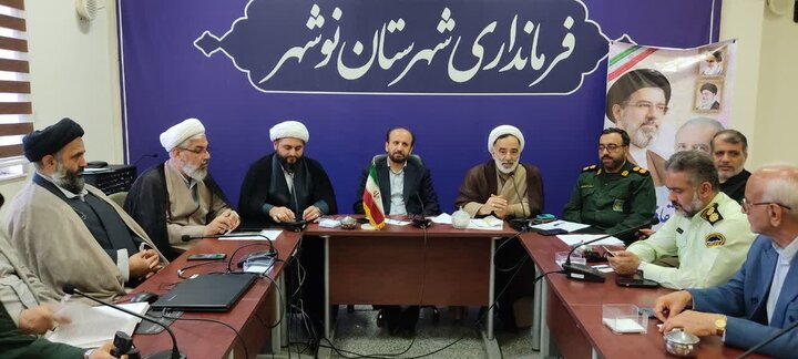 تصاویر/ برگزاری جلسه هیئات مذهبی و هیأت امنای مساجد در دفتر فرمانداری نوشهر