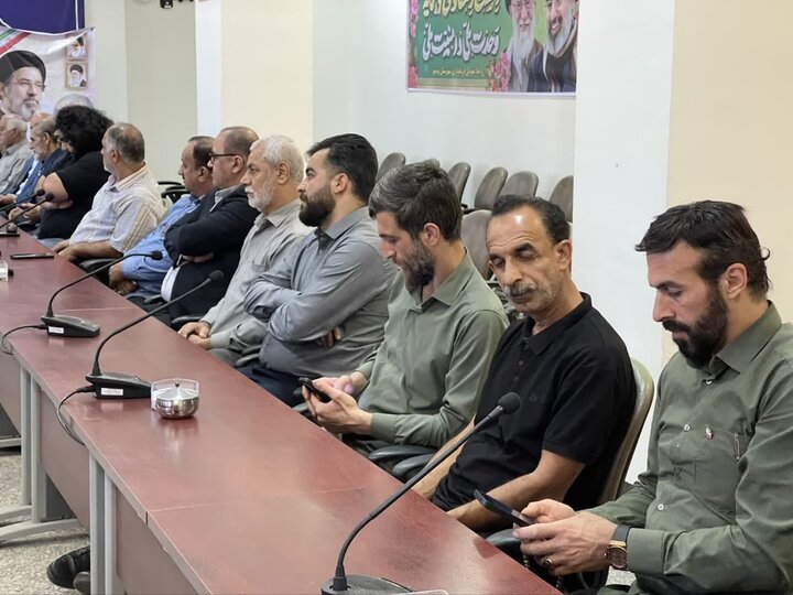 تصاویر/ برگزاری جلسه هیئات مذهبی و هیأت امنای مساجد در دفتر فرمانداری نوشهر