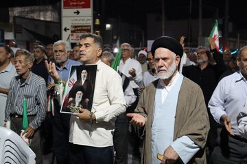 فیلم | یکصد و پنجمین شب حضور مردم انقلابی  شهرستان تویسرکان