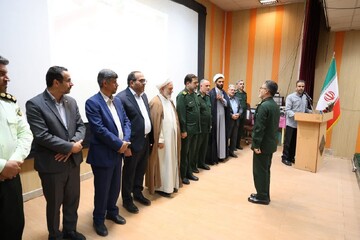 تصاویر / آیین سنگرسپاری فرمانده سپاه اسدآباد