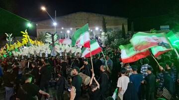 کلیپ| آیین سنتی و معنوی «علم‌گردانی» در شهر جوپار