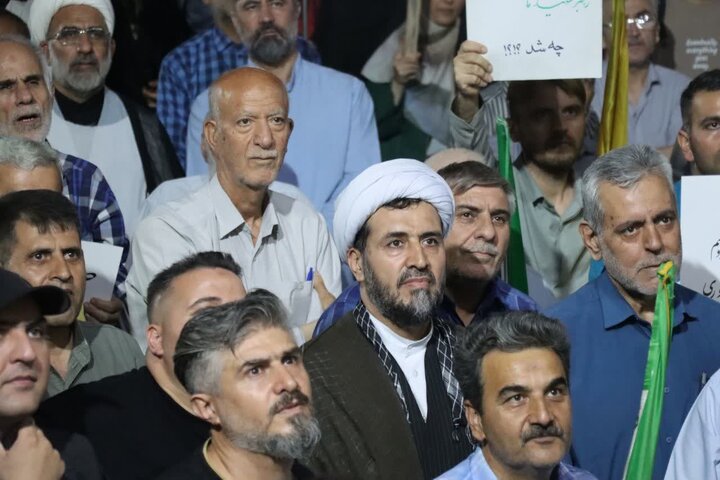 تصاویر/ موج صدوپنجم حماسه حضور و خون‌خواهی رهبر شهید در اسلامشهر