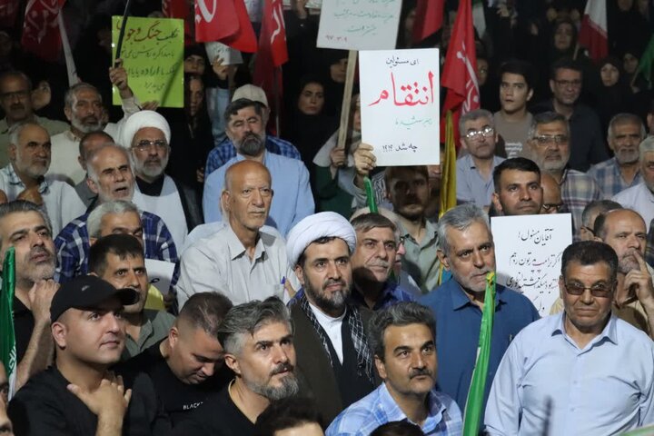 تصاویر/ موج صدوپنجم حماسه حضور و خون‌خواهی رهبر شهید در اسلامشهر
