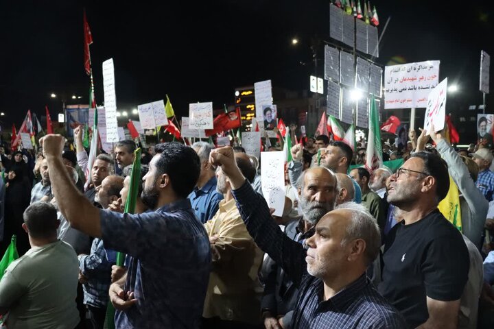 تصاویر/ موج صدوپنجم حماسه حضور و خون‌خواهی رهبر شهید در اسلامشهر