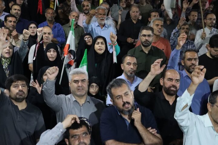 تصاویر/ موج صدوپنجم حماسه حضور و خون‌خواهی رهبر شهید در اسلامشهر