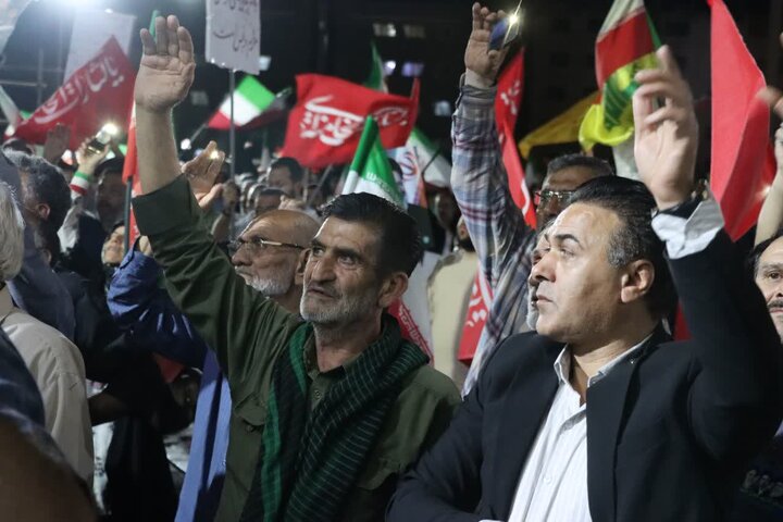 تصاویر/ موج صدوپنجم حماسه حضور و خون‌خواهی رهبر شهید در اسلامشهر