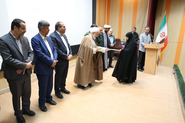 تصاویر / آیین سنگرسپاری فرمانده سپاه اسدآباد