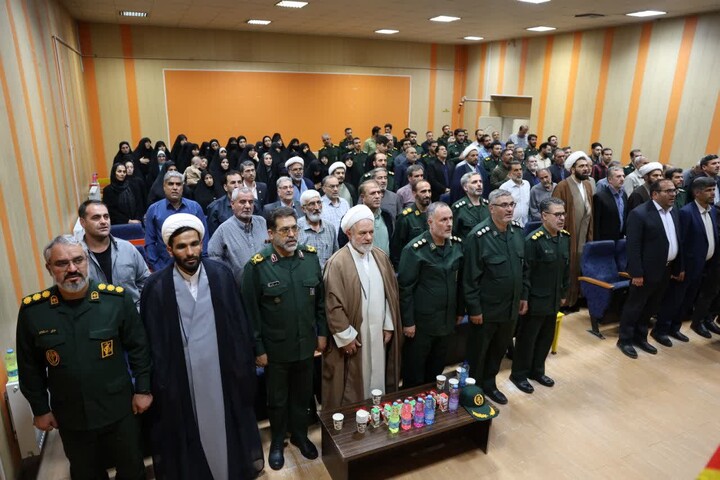 تصاویر / آیین سنگرسپاری فرمانده سپاه اسدآباد