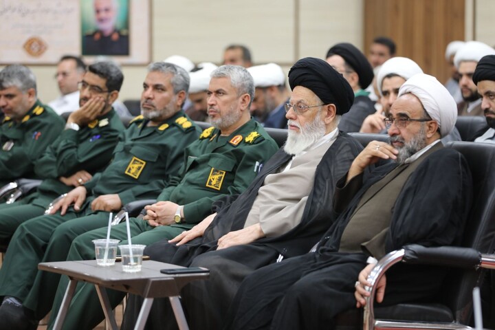 گردهمایی فرماندهان سپاه الغدیر با حضور آیت الله محمد جواد فاضل لنکرانی
