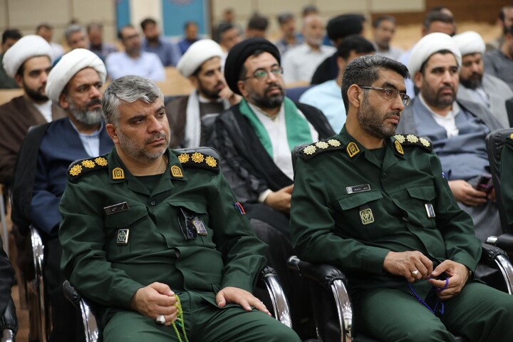 گردهمایی فرماندهان سپاه الغدیر با حضور آیت الله محمد جواد فاضل لنکرانی