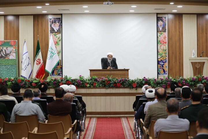 گردهمایی فرماندهان سپاه الغدیر با حضور آیت الله محمد جواد فاضل لنکرانی