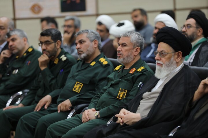 گردهمایی فرماندهان سپاه الغدیر با حضور آیت الله محمد جواد فاضل لنکرانی