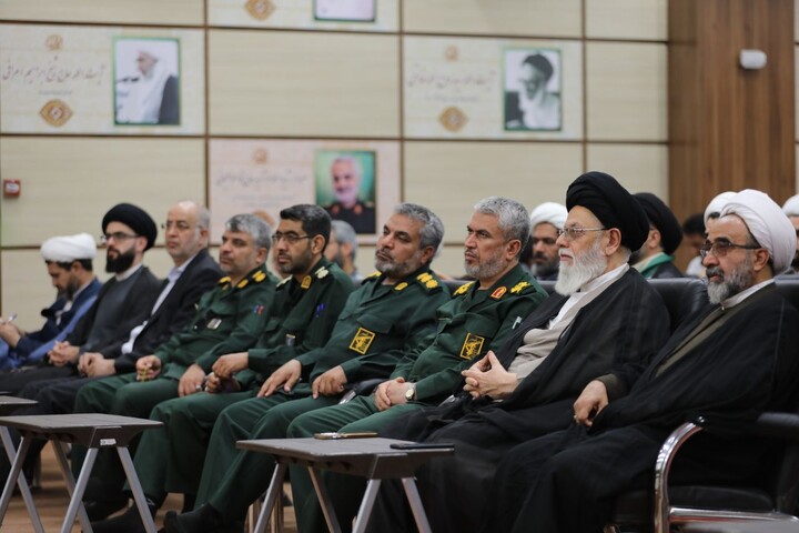 گردهمایی فرماندهان سپاه الغدیر با حضور آیت الله محمد جواد فاضل لنکرانی