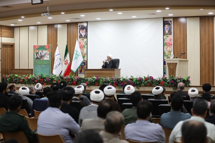 گردهمایی فرماندهان سپاه الغدیر با حضور آیت الله محمد جواد فاضل لنکرانی
