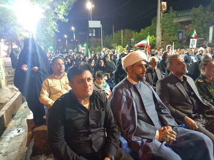 تصاویر/ تجمع مردمی در شهرستان کامیاران