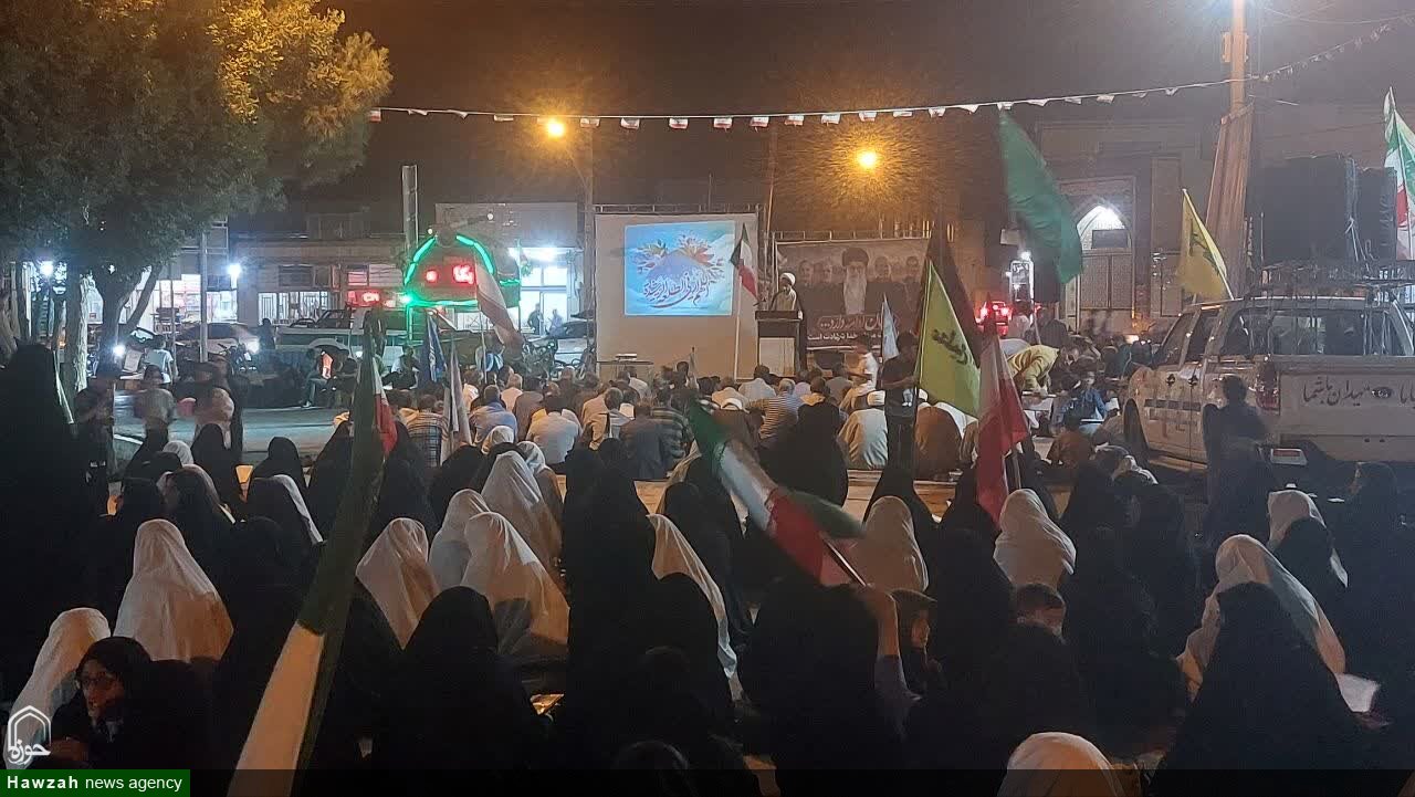 حضور جانشین مدیر حوزه علمیه استان اصفهان در اجتماع مردمی شهرهای هرند و ورزنه + تصاویر